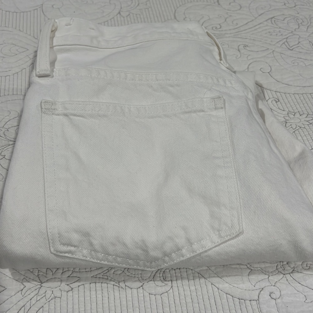 Madewell “the perfect summer jean”, white, size 28